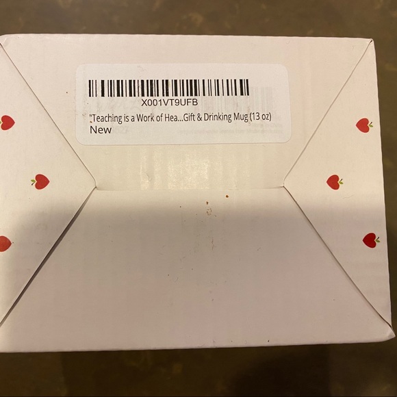 💐”Teaching is a work of the heart” Mug NWT - Picture 9 of 10